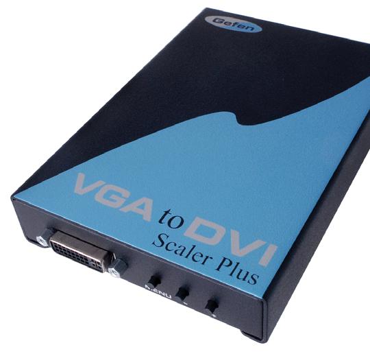 INTRODUCTION Congratulations on your purchase of the Gefen VGA to DVI Scaler Plus. Your complete satisfaction is very important to us.