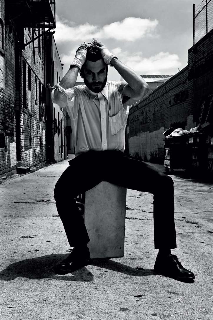 WES BENTLEY PHOTOGRAPHED BY Miguel Starcevich FASHION/ MOSES MORENO... MAKEUP/ NIKO... HAIR/ LARRY MCDANIELS.
