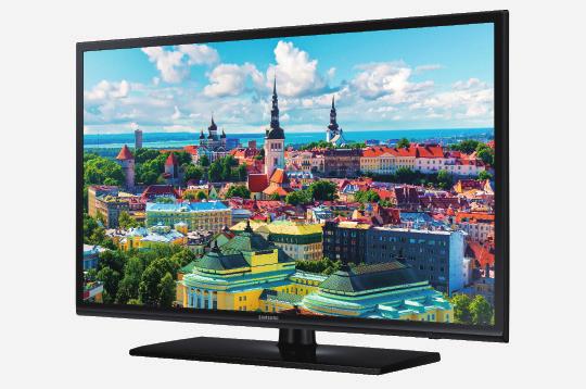 Samsung HD0 Series Hospitality Displays HD0(S) Full-HD for enhanced TV viewing REACH for cost-efficient and streamlined management for enriching the guest