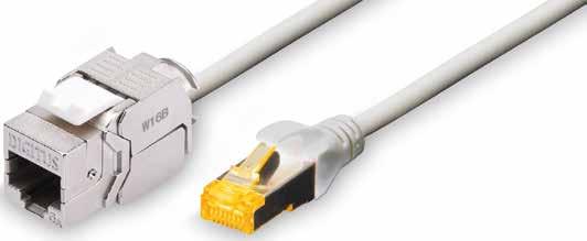 : DK-1644-A) DIGITUS CAT 6 A Patch Cable Shield: S-FTP, pairs shielded in metal foil Sheath: LSZH-1 (FRNC-B) Core cross-section: AWG 26/7 500 MHz, Class E A RJ45 Plug 500 MHz RJ45 Plug Fully shielded