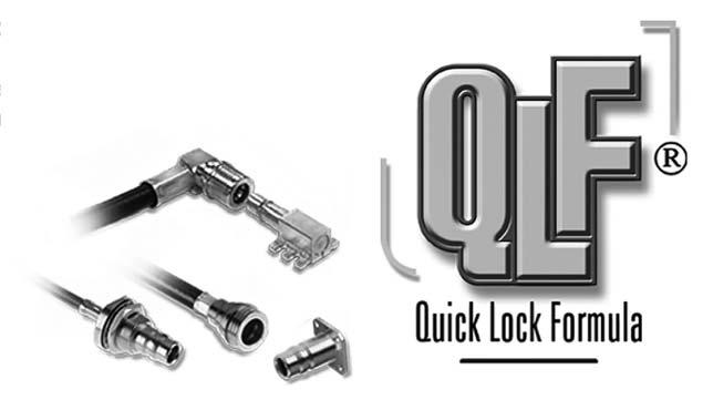 Using QLF certified connectors also guarantees the high level of performance of the RF transmission.