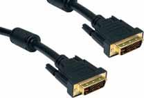 0Mtr Each 5.81 783536 DVI Lead (24+1) Dual Link DVI-D Plug DVI-D Plug 5.0Mtr Each 9.25 783534 DVI Lead (24+1) Dual Link DVI-D Plug DVI-D Plug 10Mtr Each 12.