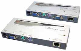 (keyboard, mouse and monitor) can be up to 150 Mtrs from the Local Unit SVGA over Cat5 For distributing video to monitors up to 150