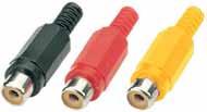 18 784344 Audio Connector RCA Phono Plug Gold Plated Black 0.59 784370 Audio Connector RCA Phono Plug Gold Plated Red 0.