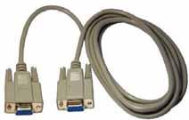 30 Serial RS232 Leads 9-pin male to male/ female to female leads Straight through wired for RS232/serial devices 786190 Colour: Grey ItemDescriptionTypeEnd A End