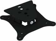 31 Small Flat Screen Wallmount Flat screen wall mounts for use with small screens Black Model No.