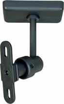 38 Speaker Wall Mount Speaker mounts specifically designed for mounting home cinema or surround sound speakers Black Silver Model No.