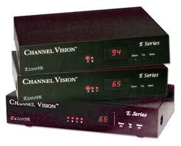 Channel Vision s 2, 3 and 4 input RF Modulators, allow an idle television channel to be transformed to an internal channel on which the output of