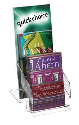 Special Book of the Day Unit Highlight individual titles on counters or table-tops with this innovative design.