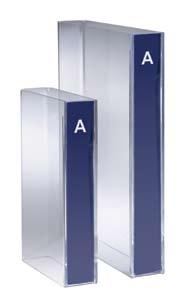 A to Z Blocks Our A-Z Blocks are sturdy, smart and functional. Made of high grade acrylic, the blocks are an ideal long-term solution for signing your shelves.