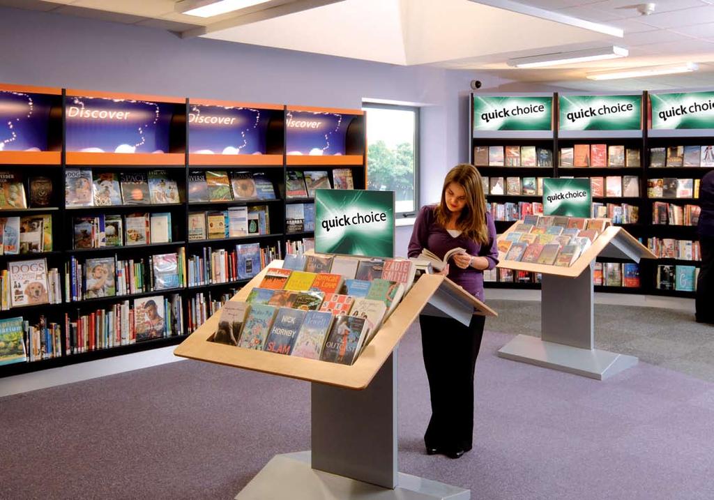 Table Unit Bookshops pile bestsellers on tables with tremendous sales success.