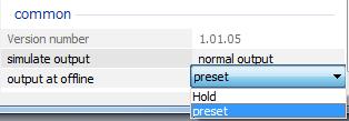 4.7.3 SETTING OUTPUT AT OFFLINE OR POWER ON Specify output for the period from power on until output value is set. Enter a percent data value. Available range: -15.00 to +115.
