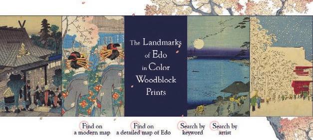 collection. The Landmarks of Edo in Color Woodblock Prints ndl.go.jp/landmarks/e/index.html This exhibition introduces Nishiki-e (color woodblock prints) of landmark places in Edo.