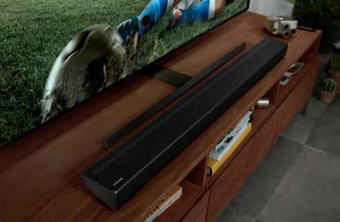 - Connect your Soundbar and Samsung TV wirelessly and without the clutter of cables via Bluetooth. Samsung 5.
