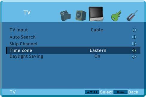 4.4.3 Skip Channel After the TV has stored all of the available DTV channels in memory you will find that some channels will be too weak to watch comfortably or they may be channels you do not want