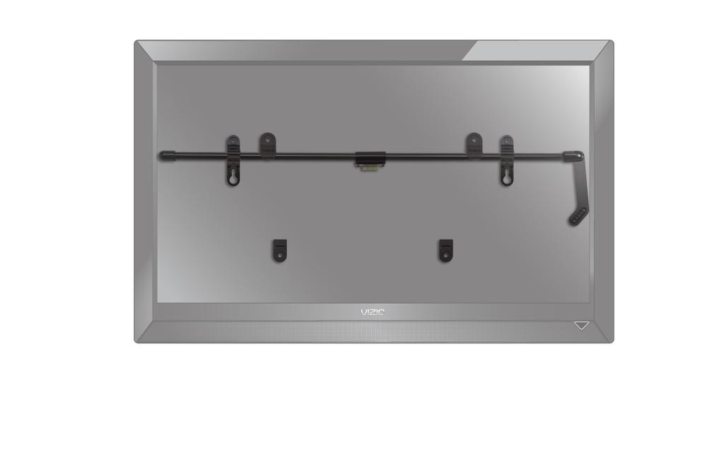 Wall mount your new HDTV using the VIZIO XMF1000 Quick Install Slim HDTV Mount.* It utilizes a modern, smart design to support 32 to 55 TVs up to 100 pounds.