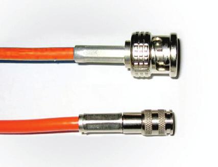 These connectors exceed the SMPTE return loss specifications, and allow a smaller for a shorter internal PCB circuit path.