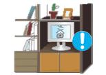 Do not install the product in places with poor ventilation, for instance, a bookshelf,