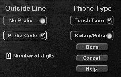If you do need to set a prefix to dial outside your premises (for example, dial 9 to get an outside line), go to step 5.