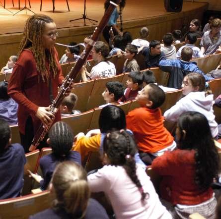 A ROLLING THREE YEAR CURRICULUM Exploring melody, rhythm, artistry and culture Spend a full season with CMB and dig deep into one large concept for musical understanding over a three-concert series.