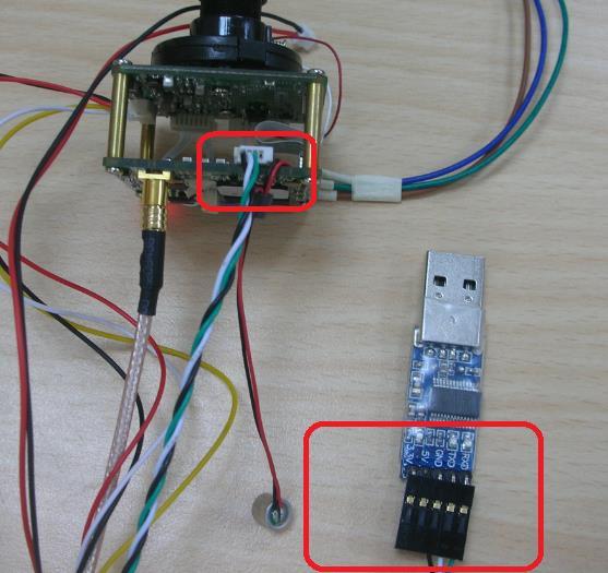 Green wire: RXD White wire: TXD Black wire: GND Monitor Boot Messages When you connect the USB UART dongle to a Laptop PC, and driver is well installed, you may use any UART terminal application