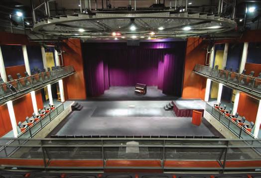 Novita s focus for this project was to provide a sense of intimacy and occasion in the auditorium for each of the three playing formats, matched with a stage and support spaces to complement the