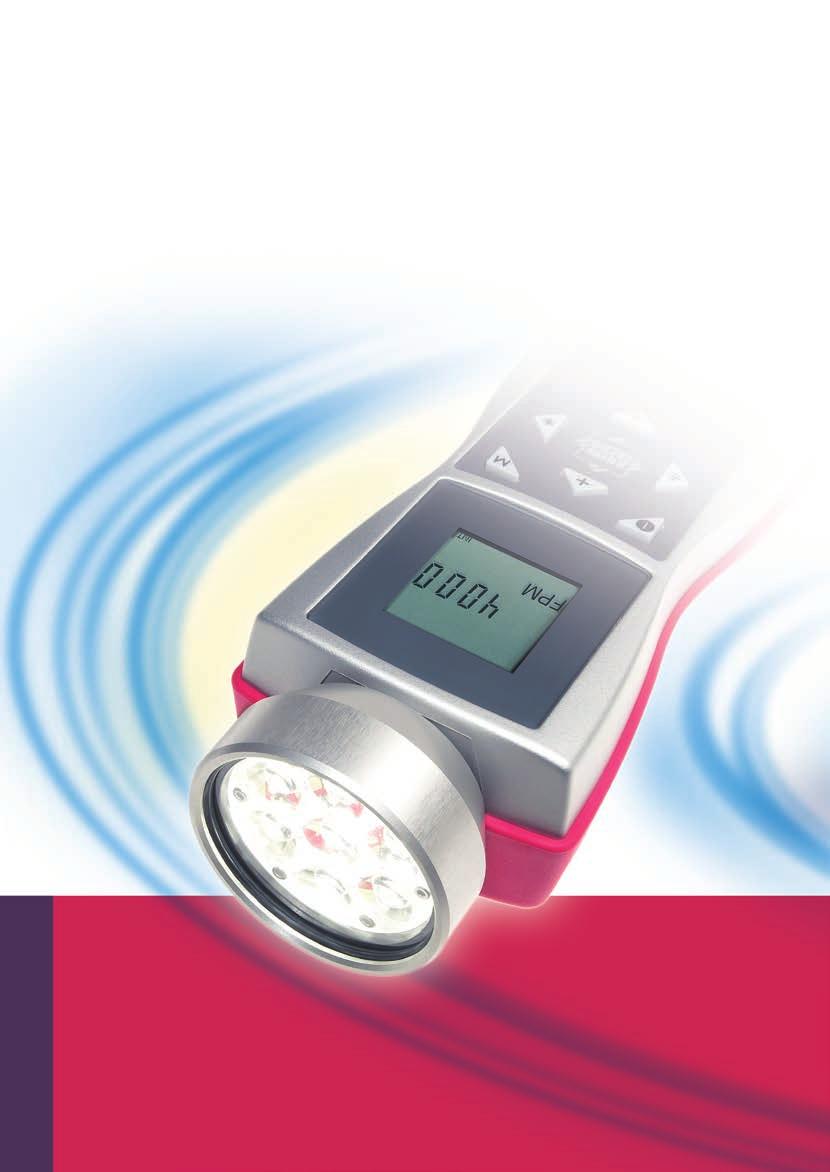 Safe measurement, indication and control of rotational speed RT STROBE pocket LED The ultra