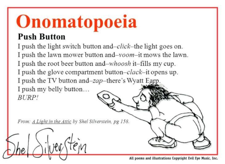 Poetic Tools: 6) What is Onomatopoeia?