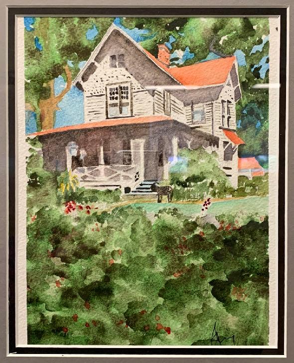 Watercolors Presidio Boulevard a watercolor by David Spring IN THE GALLERY This session, there are two Davids showcasing their work in the Maier Hallway Gallery - David