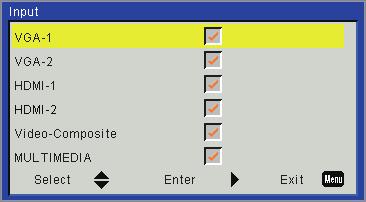 User Controls Options For successful logo capture, please ensure that the onscreen image does not exceed the projector s native resolution. (WXGA:1280x800).