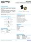 QPQ1282TR7. LTE Band 1 BAW Duplexer for Small Cells. Product Overview. Key Features. Functional Block Diagram. Applications.