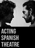 Acting Spanish Theatre Course description