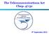 The Telecommunications Act Chap. 47:31
