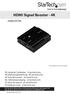 HDMI Signal Booster - 4K