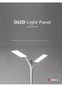 OLED Light Panel. Please read this user guide carefully before using the product. User Guide v1.0. OLED Light Division
