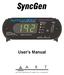 SyncGen. User s Manual