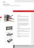 Product group 1. Product description. At a glance. Cable entry systems for entering pre-terminated cables