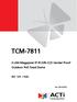 TCM H.264 Megapixel IP IR D/N CCD Vandal Proof Outdoor PoE Fixed Dome. (DC 12V / PoE) Ver. 2012/6/25