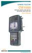 SUNRISE TELECOM CM1000. ANALOG, DIGITAL AND DOCSIS NETWORK ANALYZER SLM User s Manual.