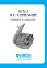 G.S.I AC Controller. Installation & User Guide