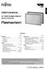 USER S MANUAL 42 WIDE PLASMA DISPLAY PDS4241W/PDS4242W. Contents. English