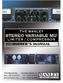MANLEY LABORATORIES, INC. MANLEY STEREO VARIABLE MU LIMITER COMPRESSOR OWNERʼS MANUAL STEREO VARIABLE MU LIMITER / COMPRESSOR