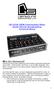 GS-GC5K ISDN Commentary Mixer South African Broadcasting Technical Notes