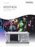 MS9740A Optical Spectrum Analyzer