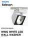 WING WHITE LED WALL WASHER