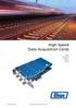 High Speed Data Acquisition Cards