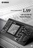USO RESTRITO. LS9-16/LS9-32 Owner s Manual