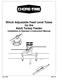 Winch Adjustable Feed Level Tubes for the Adult Turkey Feeder Installation & Operator s Instruction Manual MF /99