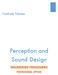 Perception and Sound Design