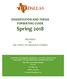 DISSERTATION AND THESIS FORMATING GUIDE Spring 2018 PREPARED BY THE OFFICE OF GRADUATE STUDIES